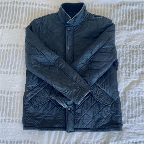 Barbour Powell Quilted Jacket - Black XL - Picture 1 of 4